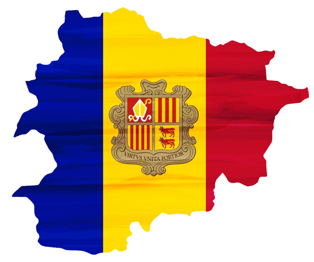 Drapeau Principauté d'Andorre | Lele Gestor